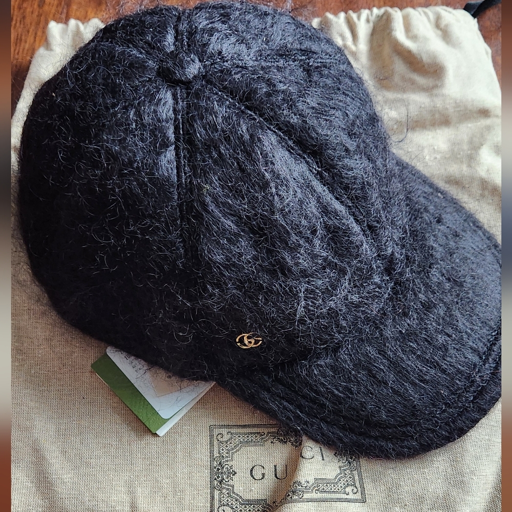 SOLD Gucci GG Mohair Cap